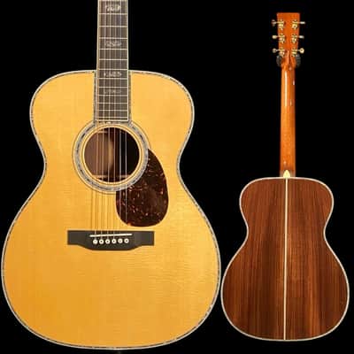 Martin OM-45 2024 Standard Series Acoustic Guitar - Natural with Aging Toner - Used image 1