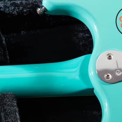 2000s Mosrite Ventures Model Super Custom ’65 Surf Green OHSC image 10