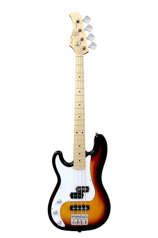 Left Handed Short Scale Bass Guitar SX Ursa 3 JR MN 3TS LH image 1