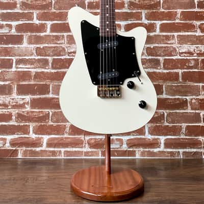 Swope Biscayne Double Slant Pickups "White Sand" finish w/ Black Bakelite Guard 7lbs 0.6oz (Authorized Dealer) image 1