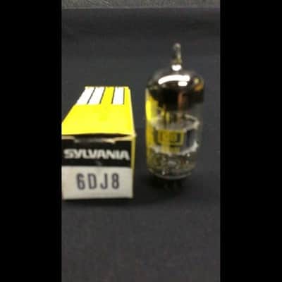 NOS SYLVANIA 6DJ8 ECC88 Vintage Audio Vacuum Tube O Getter USA Tested 10.9880 image 2