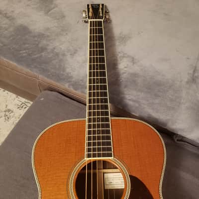 Santa Cruz Guitar Co. | OM Custom | Brazilian Rosewood & Tunnel 13 Redwood | Serial No. 4741 | Nitrocellulose image 5