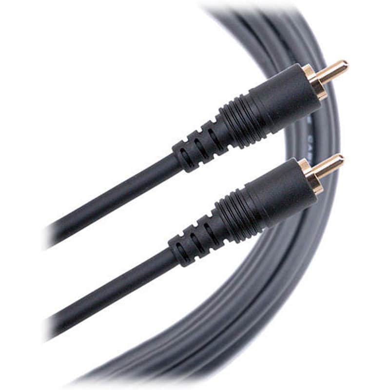 Mogami PURE PATCH RR-01 RCA Male to RCA Male Audio/Video Patch Cable - 1 foot image 1