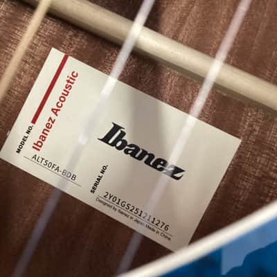 Ibanez ALT50FA-BDB Altstar in Blue Doom Burst High Gloss image 7