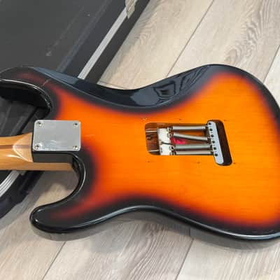 1997 Fender California Series Alder Sunburst Stratocaster with Fender Hard Case image 13