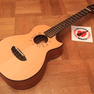 aNueNue Super Lani Spruce top Koa Cutaway Slot head Tenor Ukulele 3101 image 9