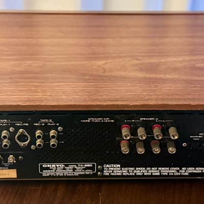 🎶✨ Onkyo TX-220 Vintage Stereo Receiver w/ Original Wood Case — Serviced, Cleaned, All Functions Working + New STK016 Outputs image 9