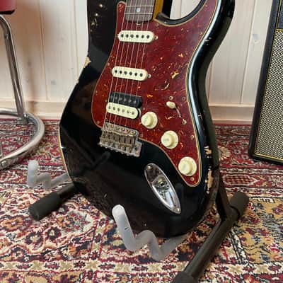 Fender Limited Edition Custom Shop 1967 HSS Strat Relic 2024 - Aged Black image 15