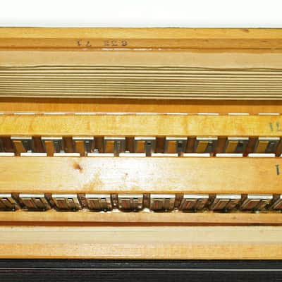 Cantulia Senorita 72 Bass Accordion, Rare Old German Piano Accordian, New Straps, 2367, Keyboard Accordion Instrument, Rich and Bright Sound image 12