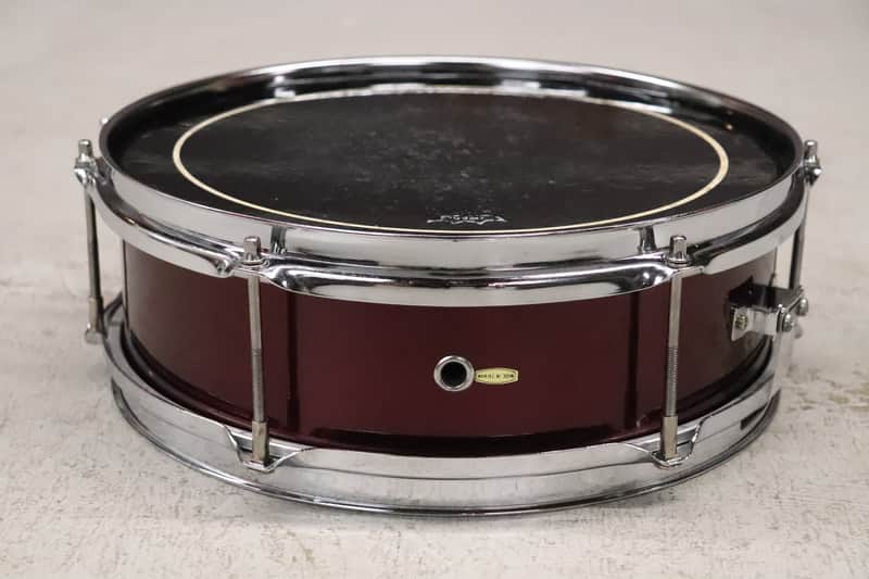 Percussion Plus 4x12" Maroon Junior Single Tension Snare Drum image 1