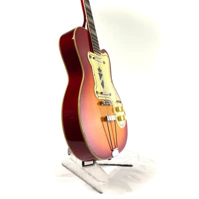 Used Kay K161V Semi-Hollow Electric Guitar Cherry Sunburst image 6