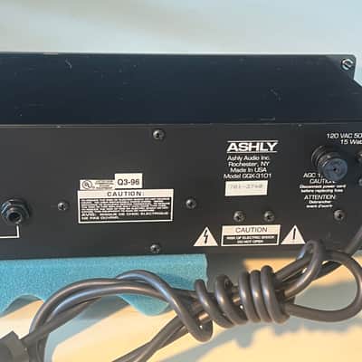 Ashly GQX-3101 31-Band Graphic Equalizer with rack mount bolts and washers. image 7