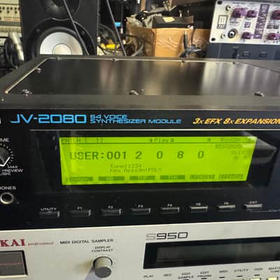 Roland JV-2080 64-Voice Synthesizer Rack Sound Module 1997 - 2000 //ARMENS//