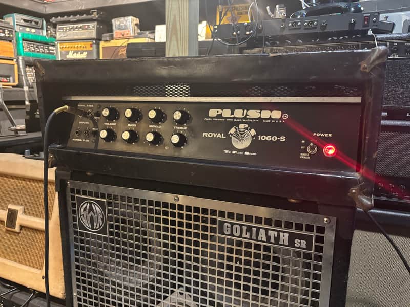 Plush 1060-S Royal Bass Vintage Tube Amplifier Serviced & Ready image 1