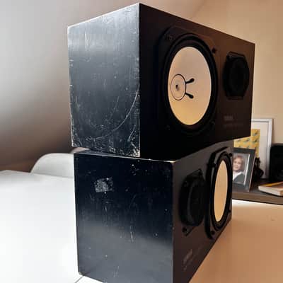 Yamaha NS10M Studio Monitor Speakers Matched Pair Damaged Woofers For Parts image 7