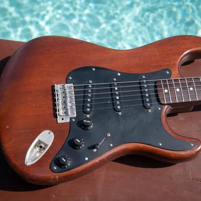 Vintage  & RARE 1979 Greco Super Sound Stratocaster - All Mahogany Construction -Made In Japan image 2