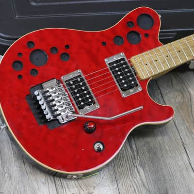Tone King! Ernie Ball Music Man Axis 2010 Trans Red + OHSC image 2