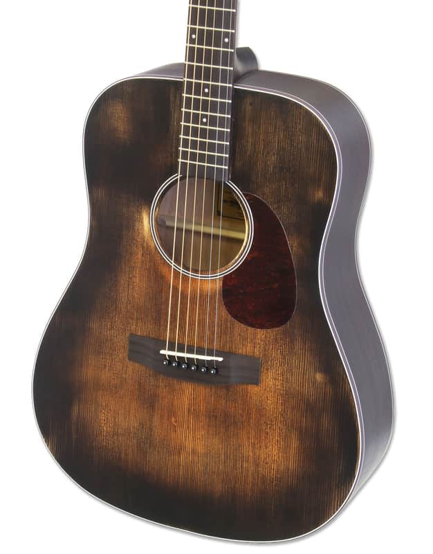Aria 111DP 100 Series Delta Player Mahogany Neck Spruce 6-String Acoustic Guitar - Muddy Brown image 1