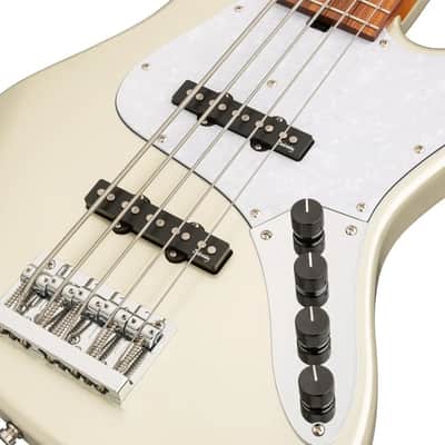 Sadowsky MetroExpress 21-Fret Vintage J/J Bass, Morado Fingerboard, 5-String - Solid Champagne Metallic High Polish image 6