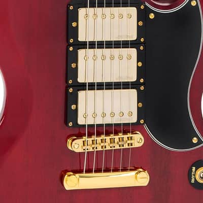 Vintage VS63CR ReIssued Cherry Red image 9