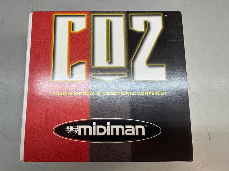 Midiman CO2 Coaxial / Optical Converter & Hosa Cables | Reverb