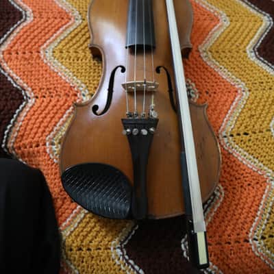 Vintage Violin with Case and Bow image 3