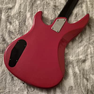 1988 Yamaha RBX200 w/ DiMarzio Pickup - OHSC - Candy Apple Red - Black Gloss Neck - 4-String Bass image 9