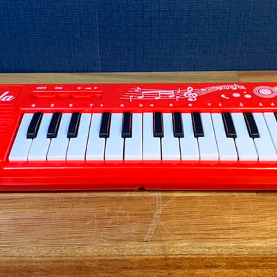 Meixinda Toy Keyboard 32 Keys Cute Tones - Red image 2
