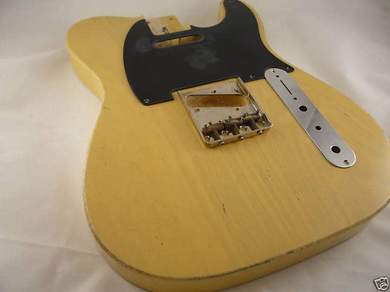 MJT Official Custom Order Vintage Aged Nitro Guitar Body by Mark Jenny Router Hump VTT image 1