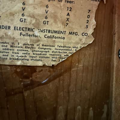 Fender Princeton 1962 - Brown Face, Brown Tolex image 4