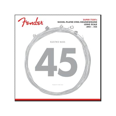 Fender 7250-5M Pure Nickel Round Wound Medium 45-125 image 1