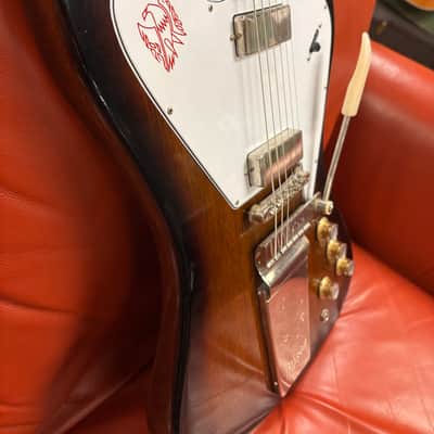 2024 Gibson Custom Shop '65 Non-Reverse Firebird V Reissue with Maestro Vibrola Vintage Sunburst VOS image 4