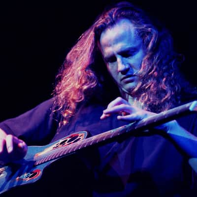 Ovation Adamas Longneck (built for Preston Reed) Around 1997 - Blue Green image 8
