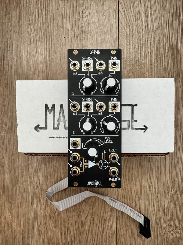 Make Noise X-PAN (5 channel Voltage Controlled Stereo Mixer) 2026 - Black image 1