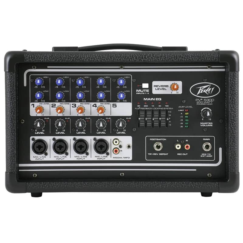 Peavey PV 5300 5-Channel, 200-Watt Powered Mixer image 1