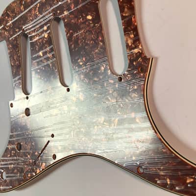 Fender 4-Ply MOTO Stratocaster Pickguard - Copper Pearloid image 2