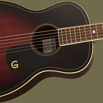 Gretsch Jim Dandy Parlour - Walnut Fingerboard, Black Pickguard, Deep Cherry Burst image 4