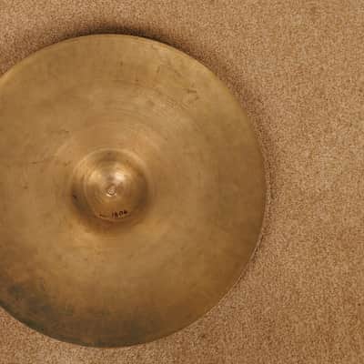 1960s Zildjian A 20" Thin Ride Cymbal 1806g image 3