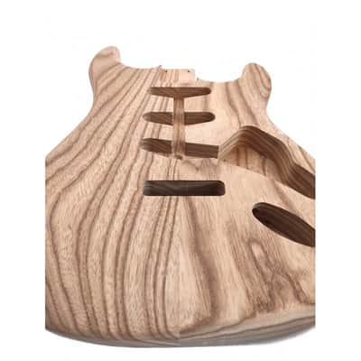 Roasted Swamp Ash 2 pieces Body Stratocaster SSS Style, Unfinsihed image 10