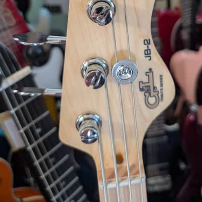 G&L Tribute JB-2 Bass Guitar - Shell Pink image 2