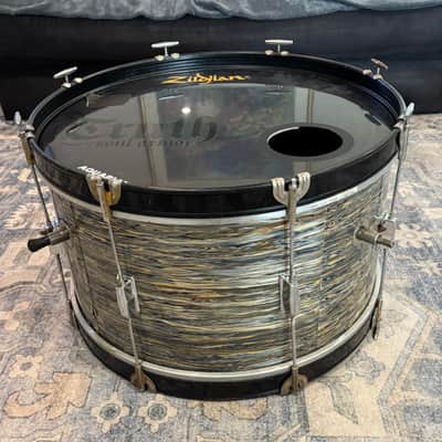 1966 KENT 22" Blue Oyster Pearl Bass Drum w/Gretsch Keys! image 6