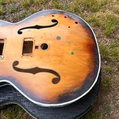 Vintage 1967 Gretsch 6187 Viking Project Husk w/ Case image 4
