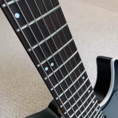 FGN J-Standard Iliad JIL72ASHDEG 7-String Electric Guitar w/ Bag - Open Pore Black image 7