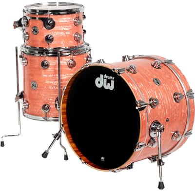 Drum Workshop Collectors Series 3-Piece Shell Kit - Pink Coral image 2