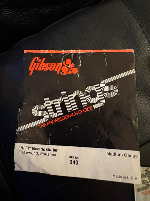 1960s Vintage Gibson Flatwound 14-58 Strings Set 040 Wes Montgomery image 1