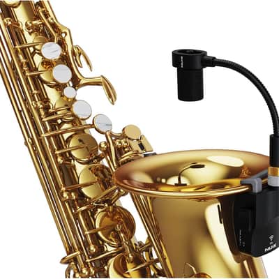 NUX B-6 Saxophone Wireless Gooseneck Microphone System Rechargeable Charge Case image 2