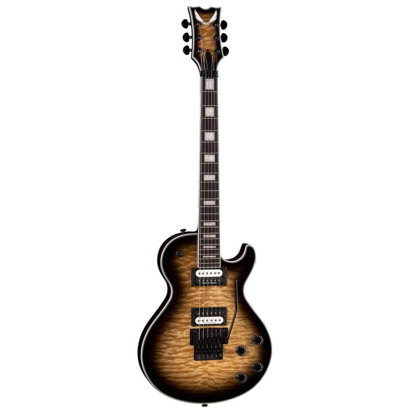 Dean Thoroughbred Select Floyd QM Nat Bk Brst TB SEL F QM NBST Guitar image 1