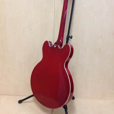 Haze SEG-272 Semi-Hollow body electric guitar,CherryRed+Free Bag,Strap,Strings image 3
