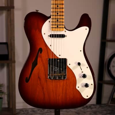 Fender Custom Shop 1950 Telecaster Thinline Journeyman Relic - Maple Fingerboard, Aged Violin Burst image 1