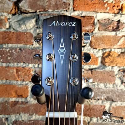 Alvarez Artist Series AD60 Herringbone Dreadnought Acoustic Guitar w/ GB (2026 - Natural) image 3